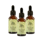 ORE Pack 3 Aceite de Orégano Orgánico Silvestre 80% Carvacrol, Suplemento Natural, 3 Frascos de 30 ml con Gotero Ámbar