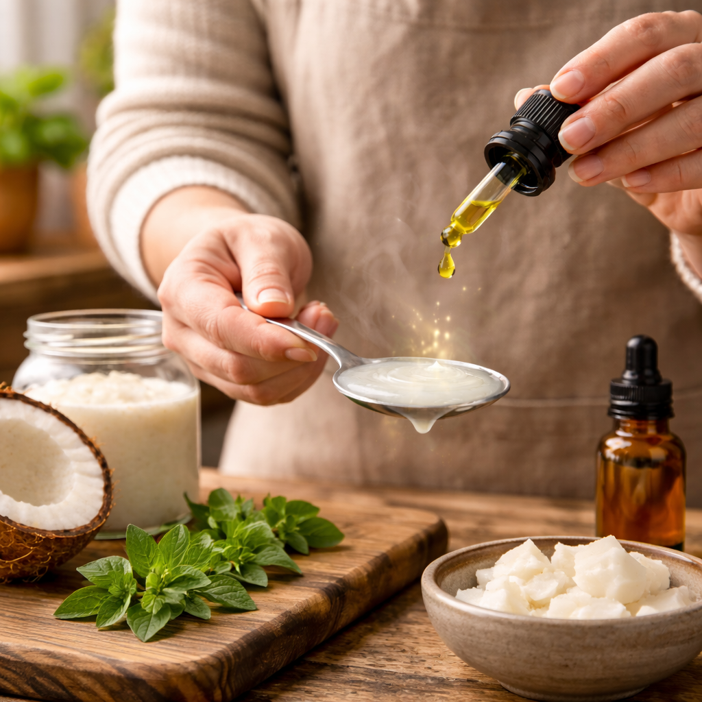 Protocolo Aceite de Coco + Aceite de Orégano contra la Cándida (4 fases) 🌿