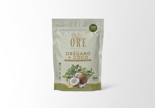 300 Cápsulas ORE Aceite de Orégano 80% Carvacrol + 5% Timol con Aceite de Coco EV | 300 pzas 500 mg | Orgánico Silvestre | Softgels