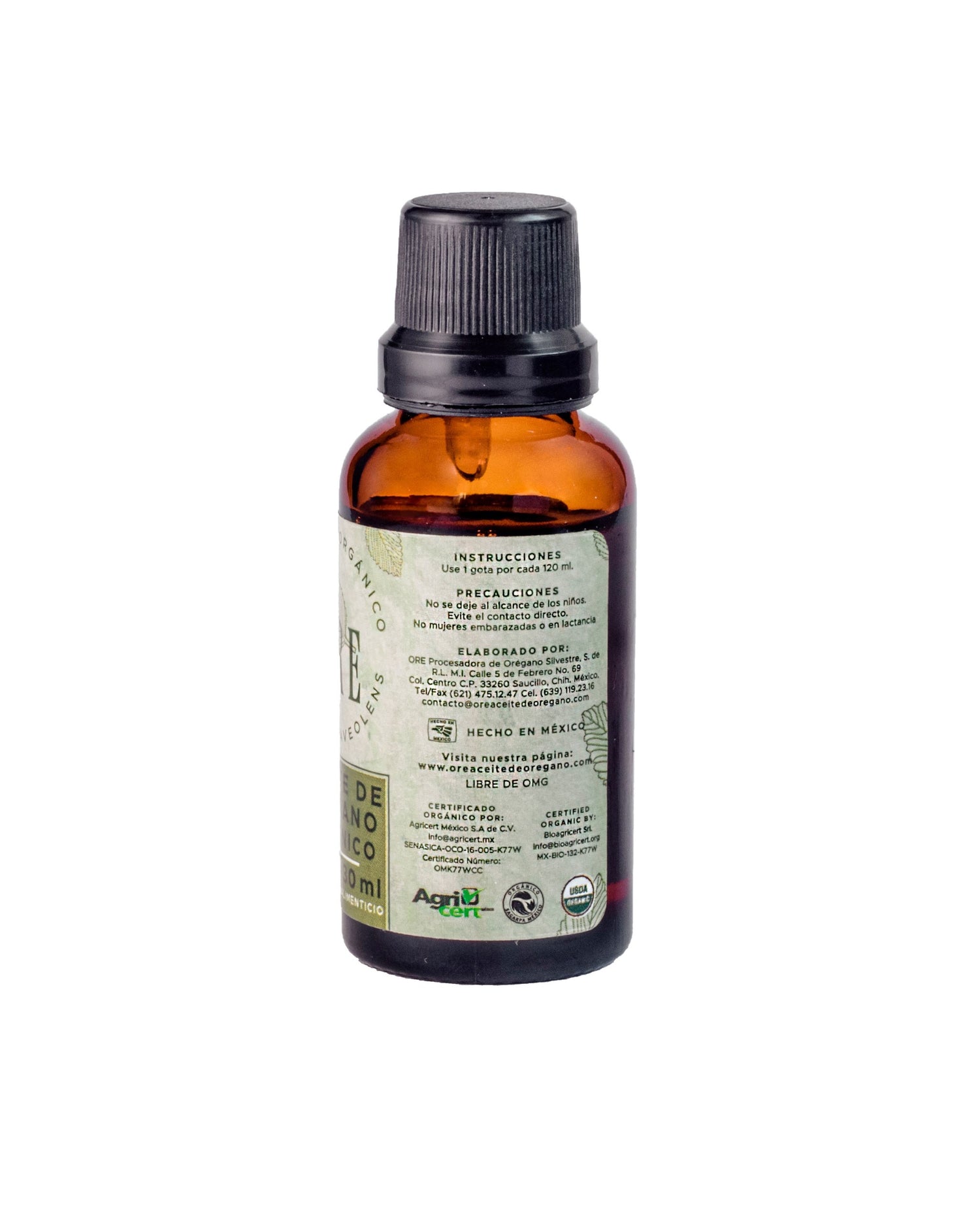 Aceite Esencial de Orégano Orgánico ORE 30 ml