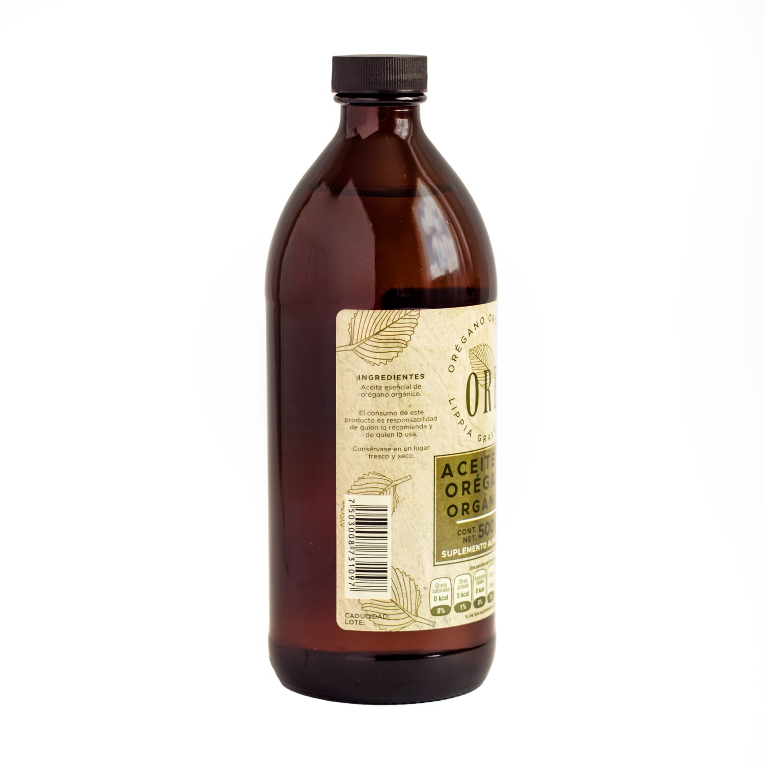 Aceite Esencial de Orégano Orgánico ORE 500 ml
