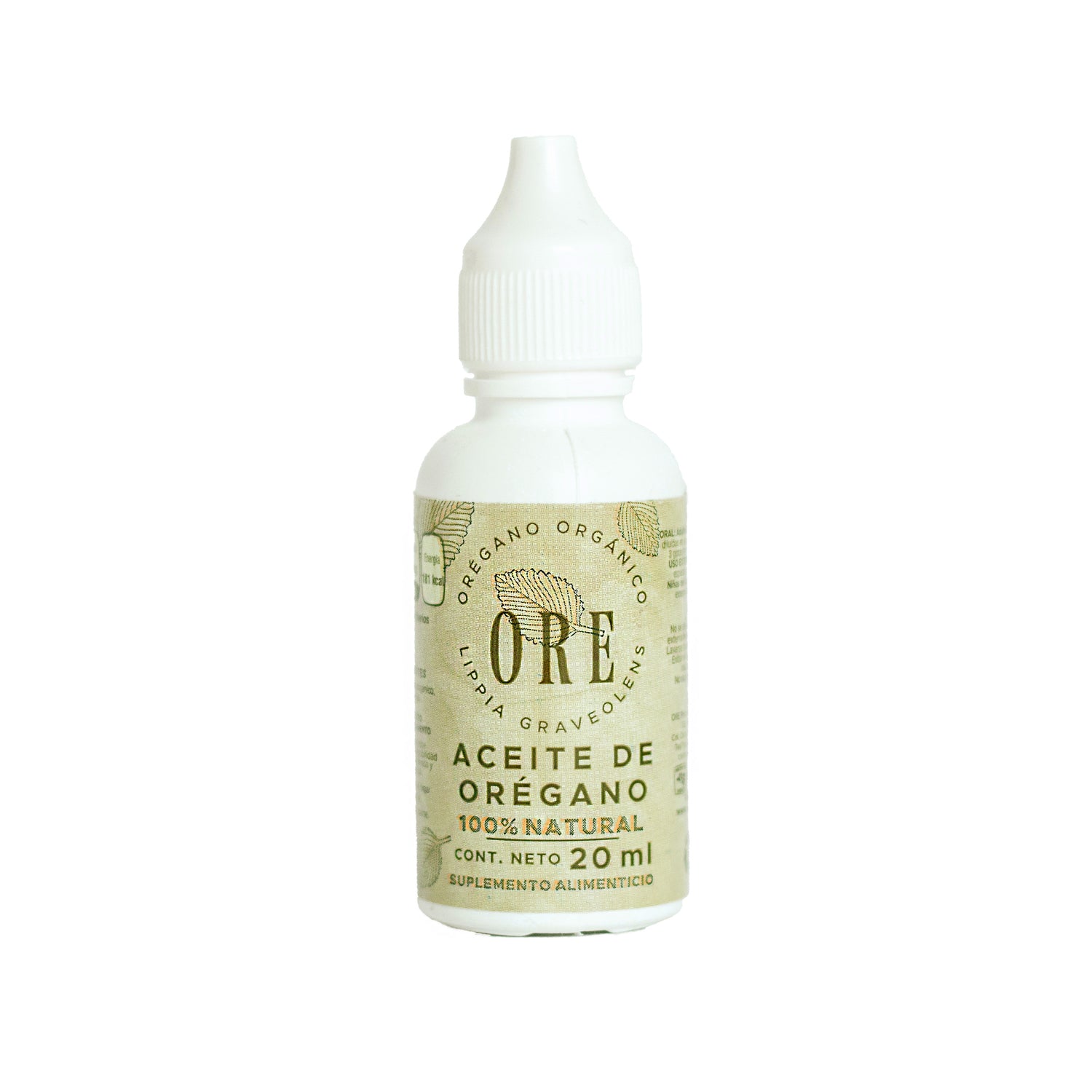 Aceite de Orégano Orgánico 20 ml Pet