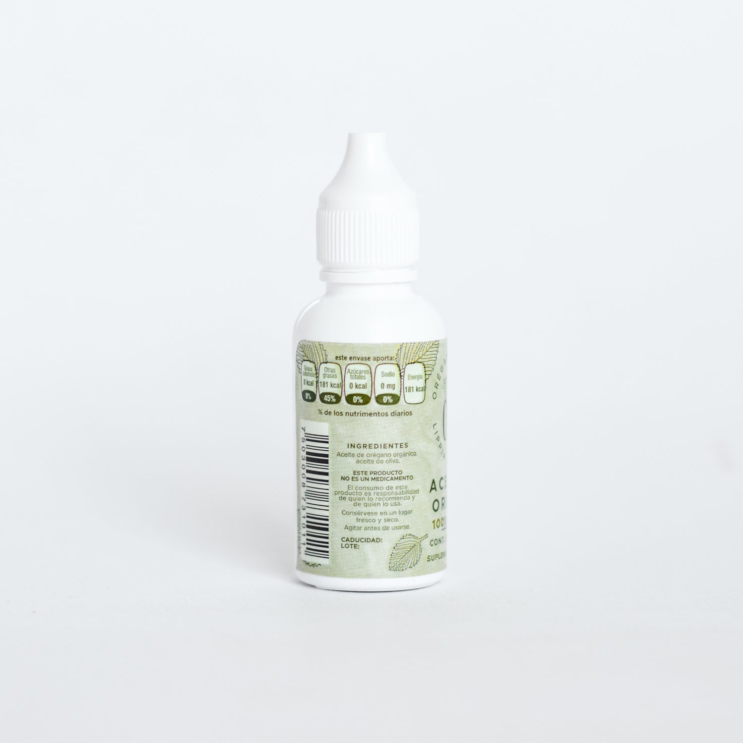 Aceite de Orégano Orgánico 20 ml Pet
