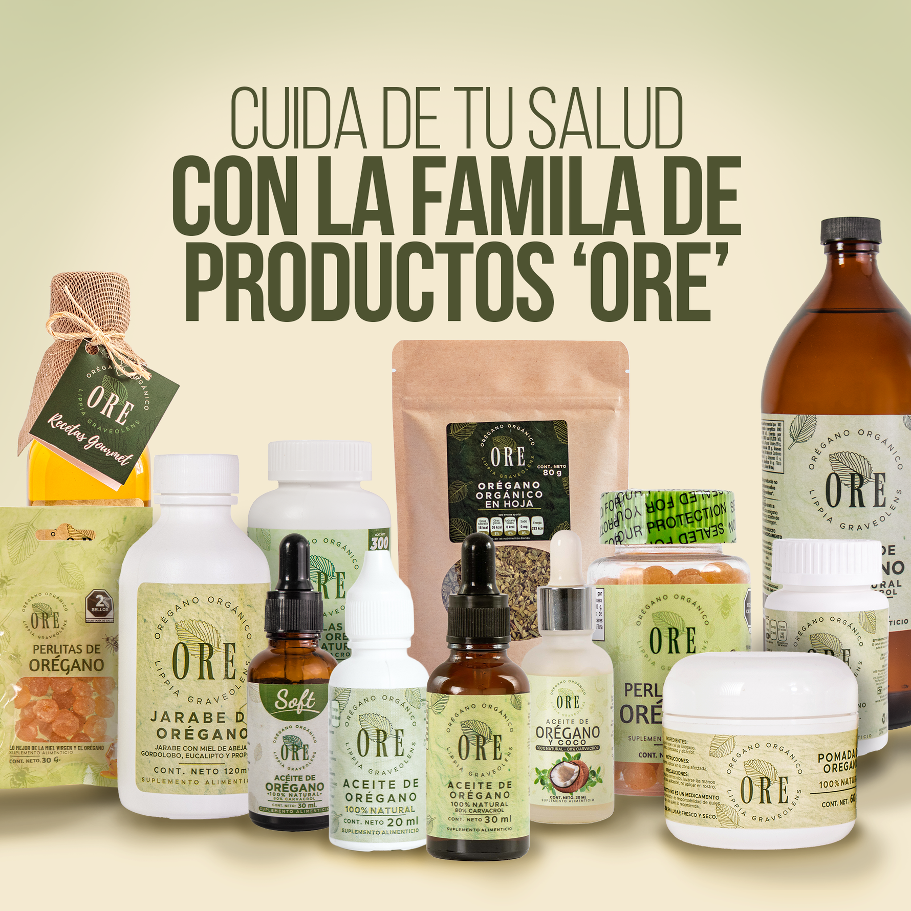 ORE Aceite de Orégano  80% Carvacrol, Orgánico y Silvestre, con Aceite de Coco, extravirgen, Suplemento Natural, Gotero de 30ml