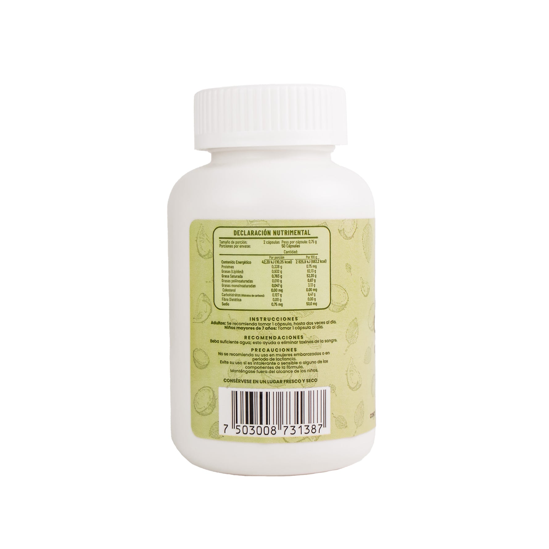Aceite De Orégano Y Aceite De Coco En Cápsulas 100 Pzas ORE