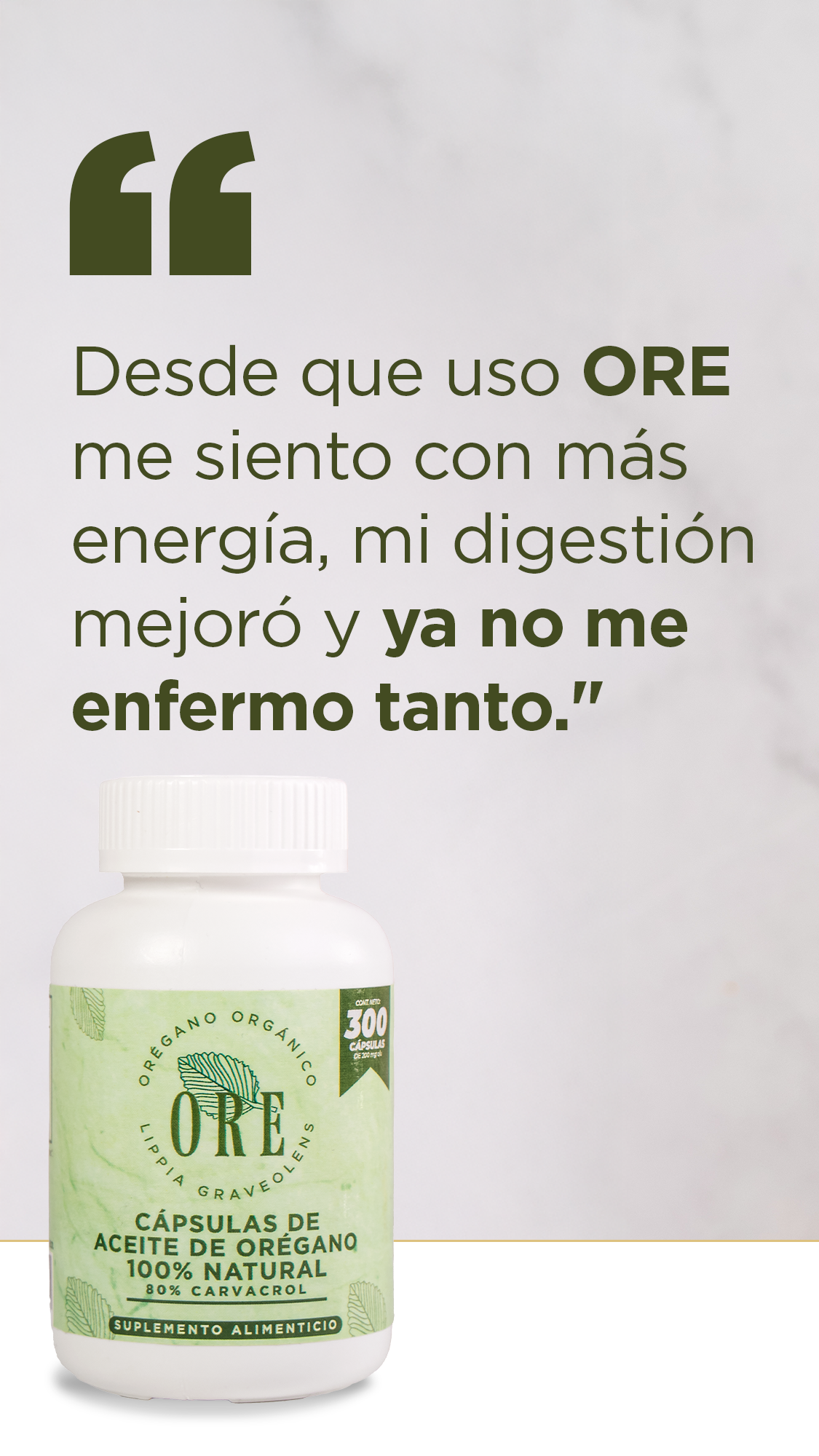Cápsulas ORE Aceite de Orégano Silvestre Orgánico 300 Pzas | Suplemento Natural Premium con 80%  de Carvacrol – Apoyo Inmunológico, Salud y Bienestar General Cápsula blanda Softgel