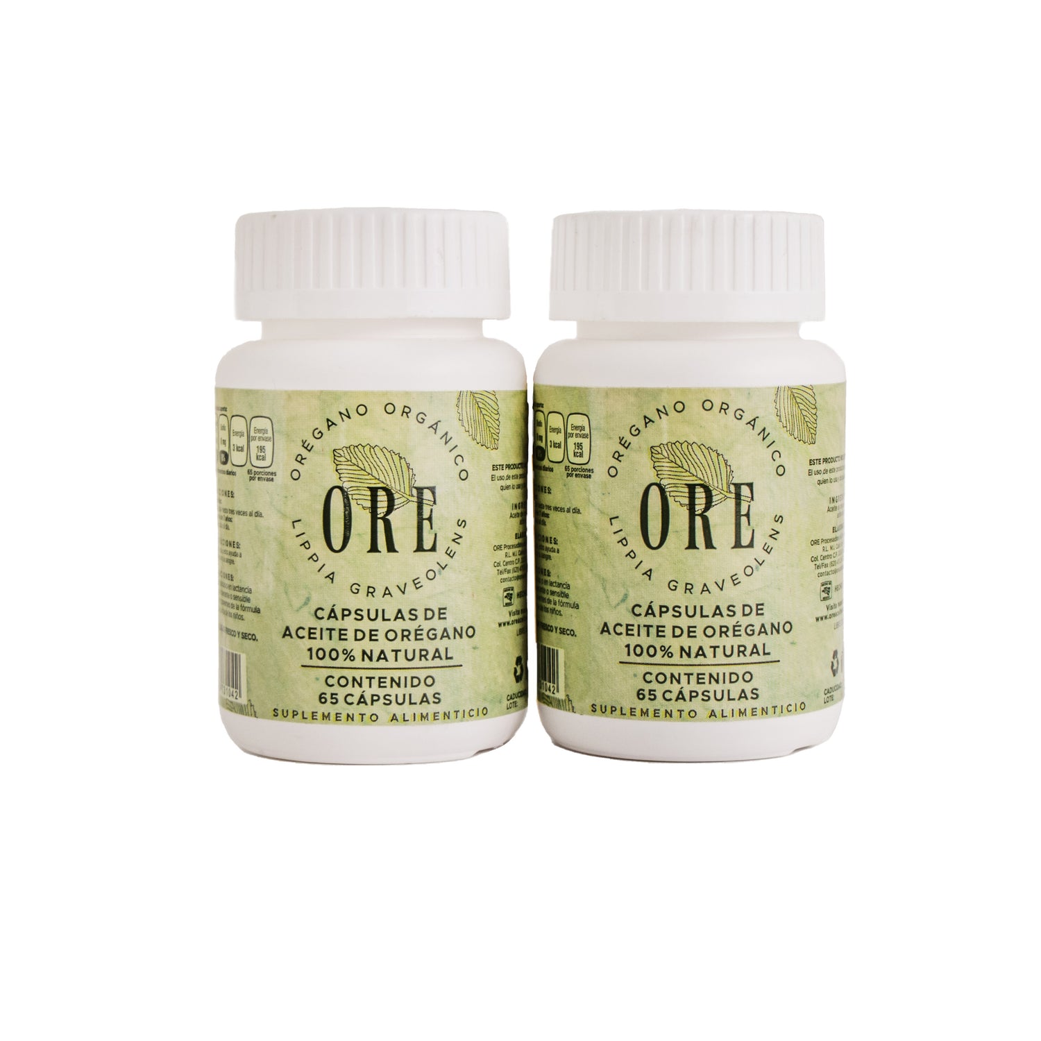 Cápsulas de Aceite de Orégano Orgánico en gel 200 mg Kit 2 pz, , 80% Carvacrol