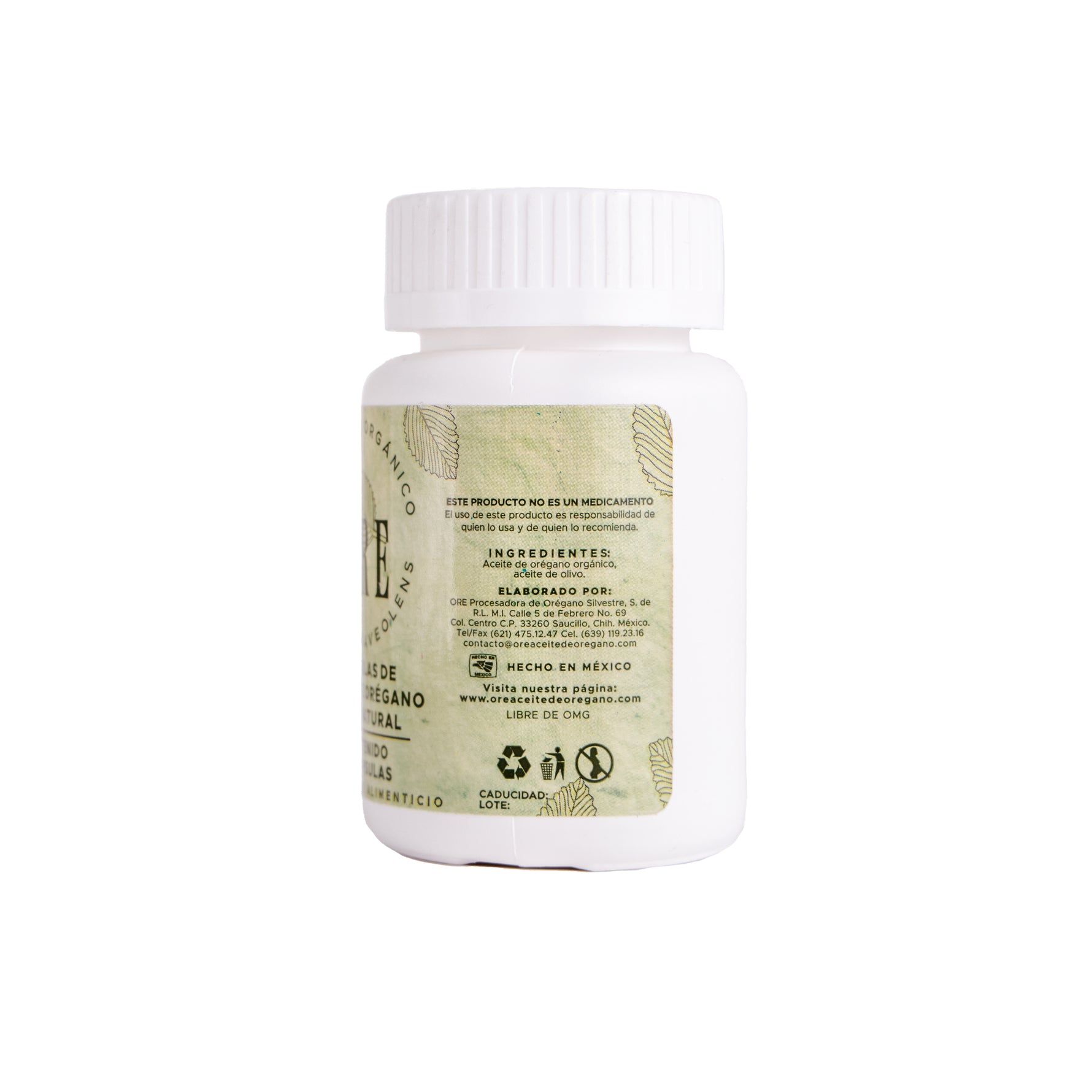 Cápsulas de Aceite de Orégano Orgánico en gel 200 mg Kit 2 pz, , 80% Carvacrol