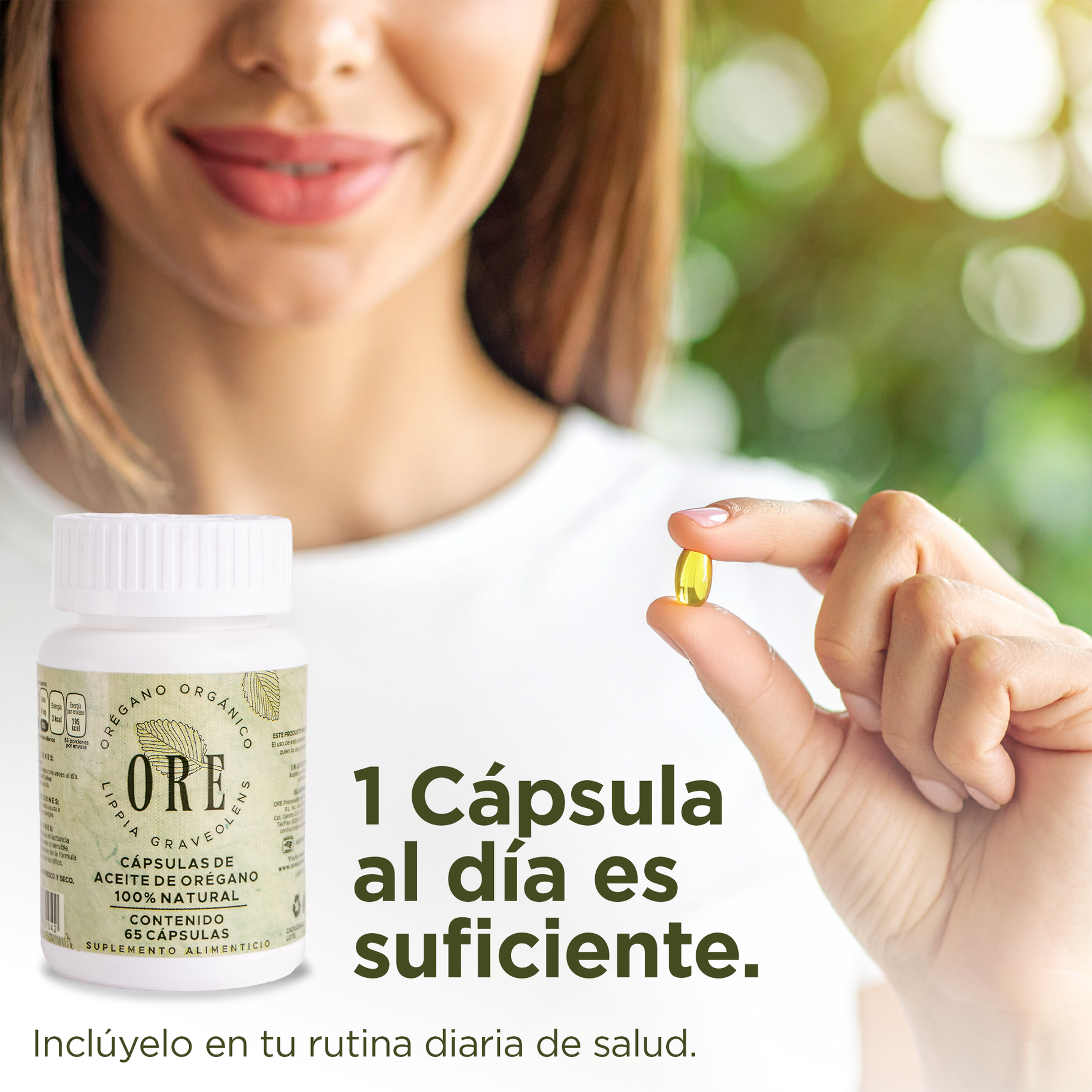 Cápsulas de Aceite de Orégano Orgánico en gel 200 mg Kit 2 pz, , 80% Carvacrol