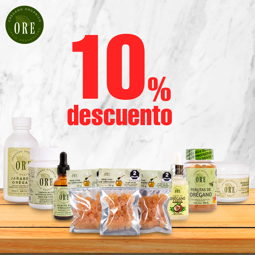 ORE Kit de Productos de Aceite de Oregano 10% Dcto. Envio gratis!!