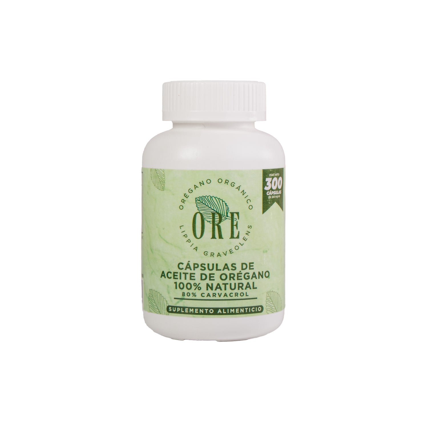 ORE CÁPSULAS DE ACEITE DE ORÉGANO 300 PZ