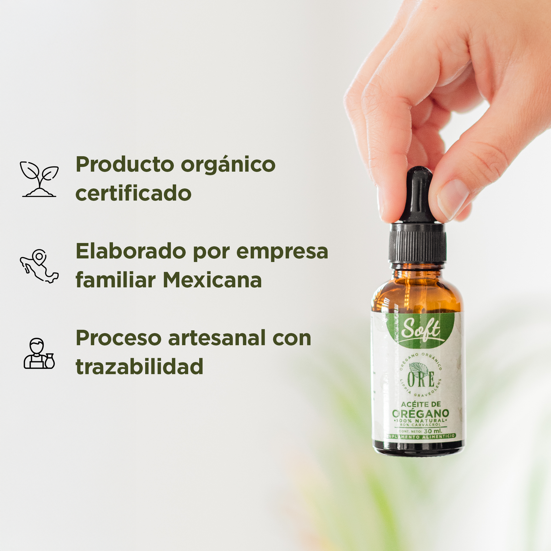 Aceite de Orégano Soft 30 ml