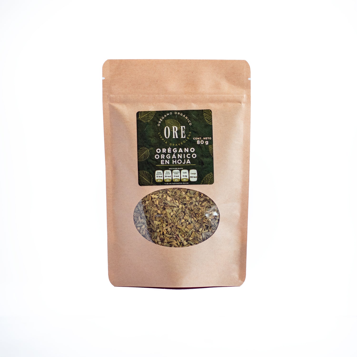 Orégano Orgánico en Hoja ORE 80 gr