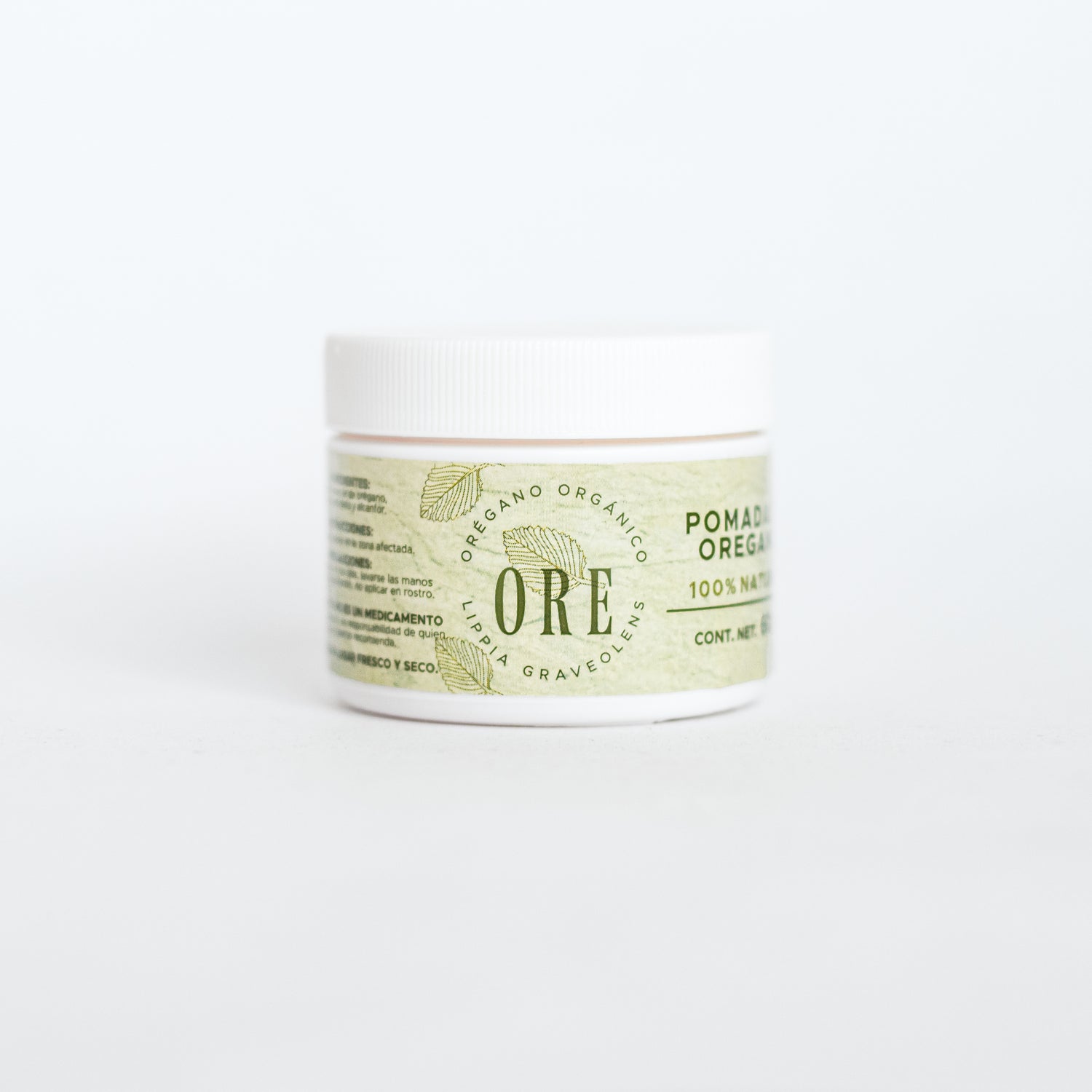 ORE Pomada con Aceite de Orégano 80% Carvacrol y Árnica, Bálsamo Natural Orgánico, 60 g en Tarro